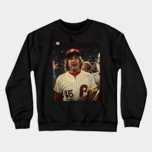 Tug McGraw in Philadelphia Phillies Crewneck Sweatshirt